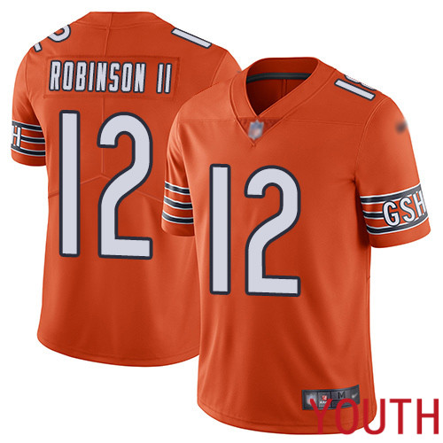 Chicago Bears Limited Orange Youth Allen Robinson Alternate Jersey NFL Football #12 Vapor Untouchable->youth nfl jersey->Youth Jersey